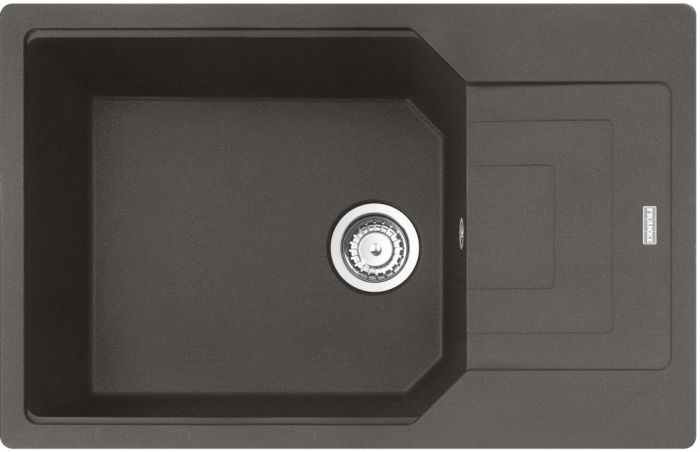 Мийка кухонна Franke Urban, фраграніт, прямокутник, з крилом, 780х500х220мм, чаша - 1, врізна, оборотна, UBG 611-78 XL, сірий сланець