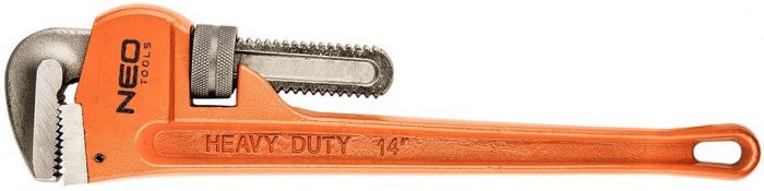 Ключ трубний Neo Tools, робочий діапазон 0-58мм, 350мм