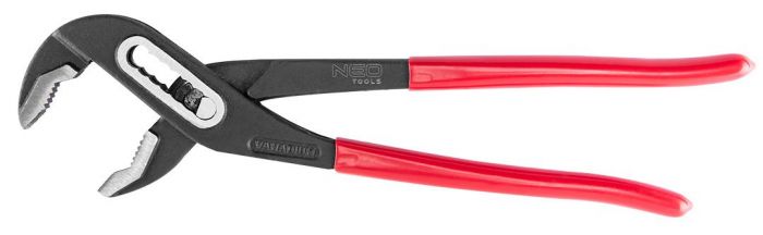 Кліщі переставні Neo Tools, 45°, робочий діапазон 0-45мм, 300мм