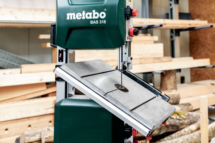 Пила стрічкова Metabo BAS 318 PRECISION WNB 900Вт висота різу 170мм опора 560x400мм 79кг
