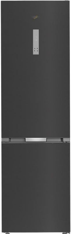 Холодильник Whirlpool з нижн. мороз., 203.5x60х66.3, холод.відд.-231л, мороз.відд.-104л, 2дв., А++, NF, дисплей, інв., зона нульова, сірий