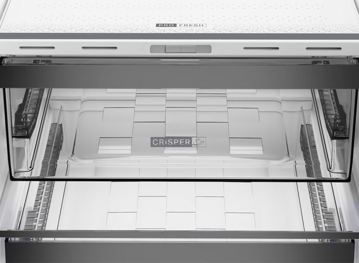 Холодильник Whirlpool з нижн. мороз., 203.5x60х66.3, холод.відд.-231л, мороз.відд.-104л, 2дв., А++, NF, дисплей, інв., зона нульова, сірий