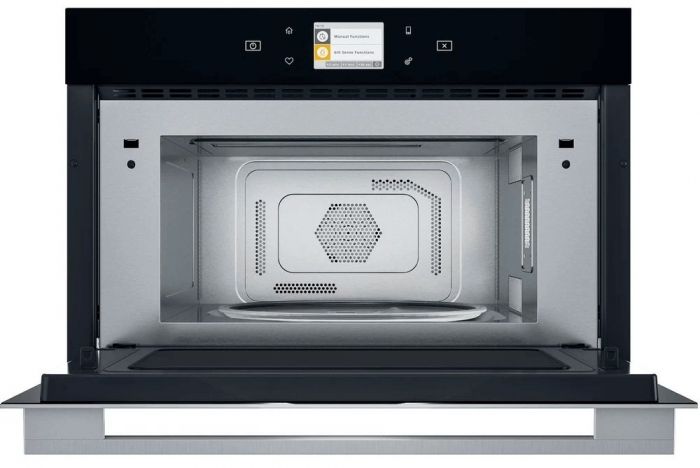 Мікрохвильова піч Whirlpool вбудована, 31л, електронне упр., 1000Вт, гриль, дисплей, конвекція, нерж