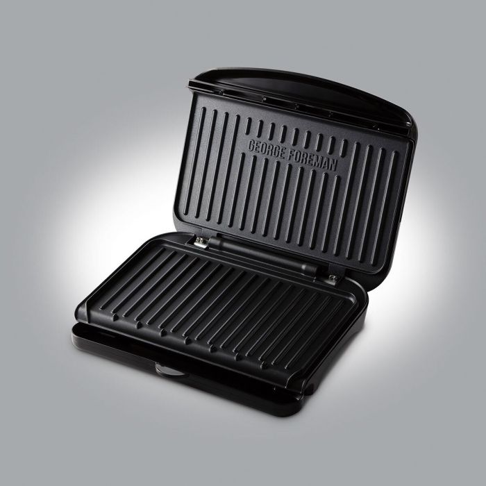 Гриль George Foreman прижимний Fit Grill Medium 1630Вт, темп. режимів-1, пластик, чорний