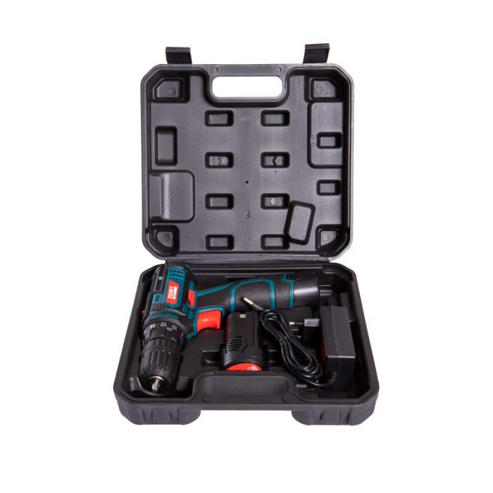 Шурупокрут-дриль акумуляторний Зеніт ЗША-12 Р2 Li 12В 2х1.3А·год 26Нм 400·1400об·хв 1кг