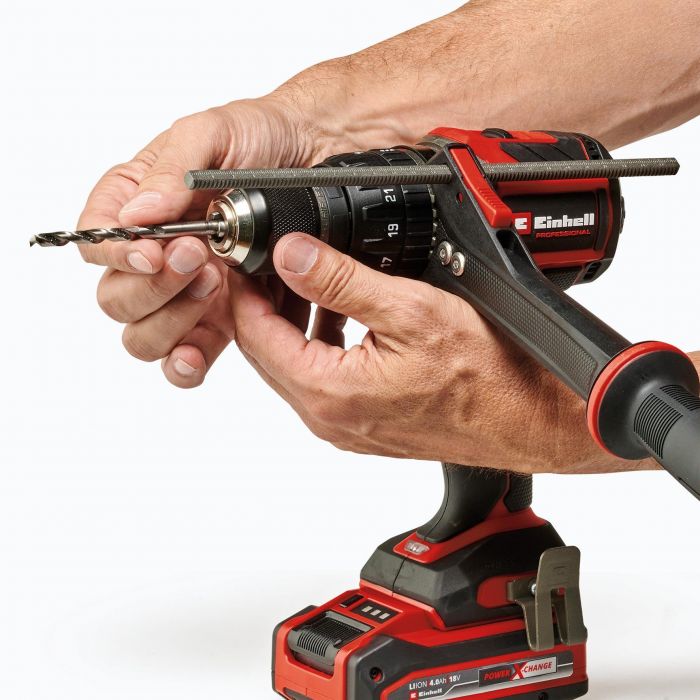 Шурупокрут-дриль ударний акумуляторний Einhell TP-CD 18/120 Li-i BL - Solo, PXC, 18В, безщітковий, 120 Нм, 1.71 кг (без АКБ і ЗП)