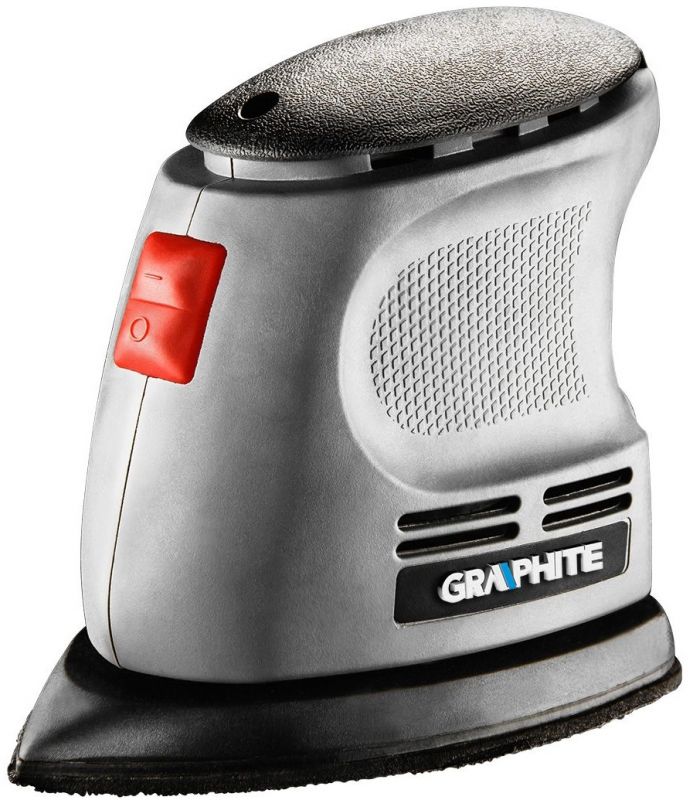 Шліфмашина вібраційна GRAPHITE Delta 105Вт платформа 140х140х97 24000кол·хв 0.87кг