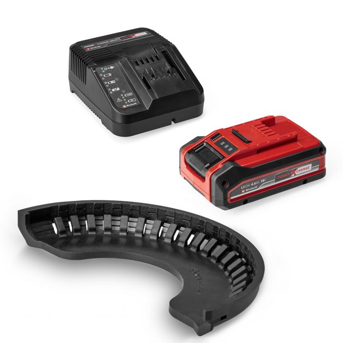 Шліфмашина кутова акумуляторна Einhell TE-AG 18/125-2 Li 1x4.0 Ah, PXC, 18В, акумулятор 4 Аг, 125 мм, 8500 об/хв, 2.32 кг