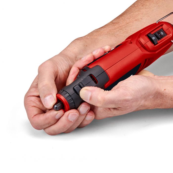 Шліфувально-гравірувальний пристрій Einhell TC-MT 150 E, 150 Вт, 10000-35000 об/хв, гнучкий вал, набір насадок, 0,56 кг