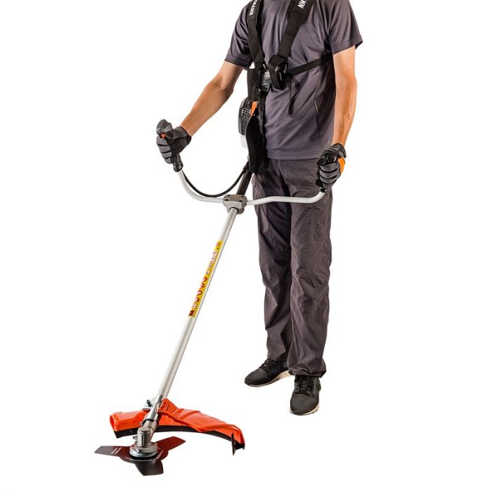 Тример садовий бензиновий Tekhmann BCG-2215 52см.куб 3.1к.с. ліска 48см ніж 25.5см 8.1кг