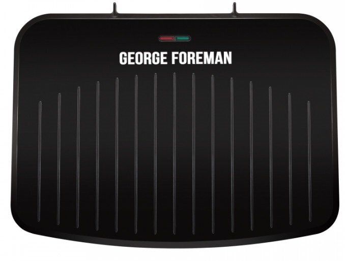 Гриль George Foreman прижимний Fit Grill Large 2400Вт, темп. режимів-1, пластик, чорний