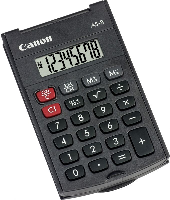 Калькулятор Canon AS-8 Handheld Black
