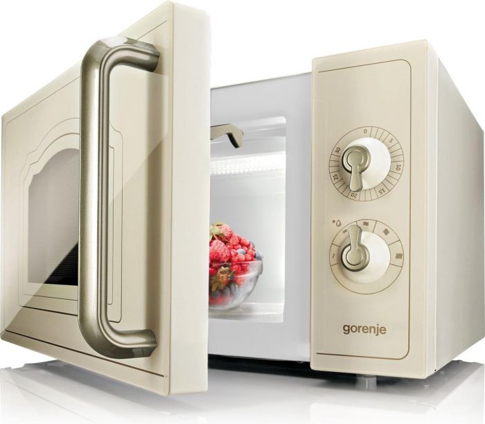 Мікрохвильова піч Gorenje, 20л, мех. керув., 700Вт, бежевий
