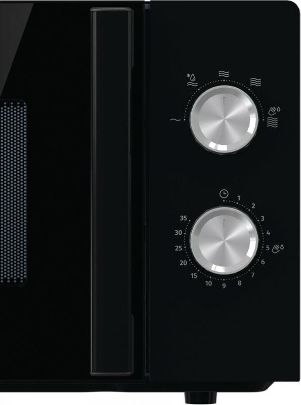 Мікрохвильова піч Gorenje, 17л, мех. керув., 700Вт, чорний