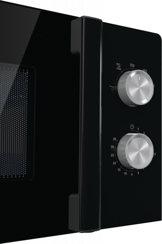 Мікрохвильова піч Gorenje, 17л, мех. керув., 700Вт, чорний