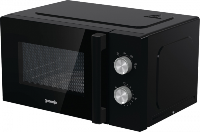 Мікрохвильова піч Gorenje, 17л, мех. керув., 700Вт, чорний
