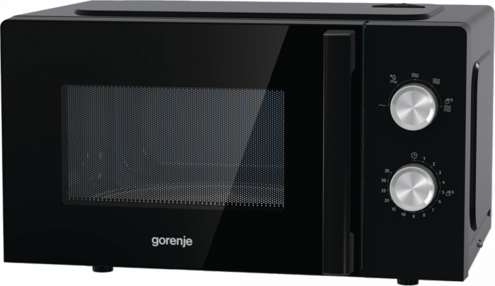 Мікрохвильова піч Gorenje, 17л, мех. керув., 700Вт, чорний