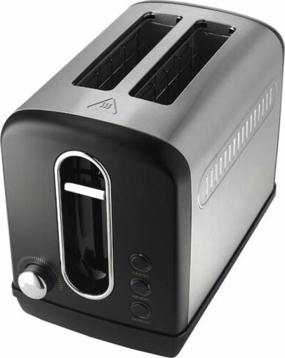 Тостер Gorenje, 950Вт, функц. розморожування, автовідключення, пластик + металл, чорний