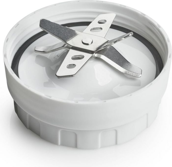 Блендер Gorenje стаціонарний 700Вт, чаша-750мл, подрібнювач, білий-нерж