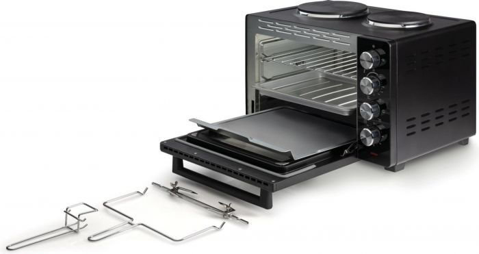 Міні піч Gorenje, 30л, 52x32х40.5см, 2 електричні конф., чорний