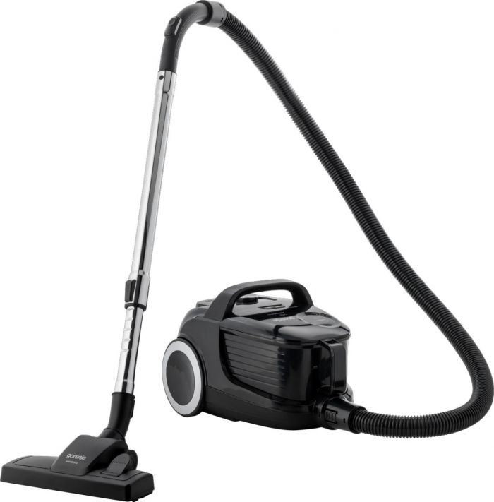 Пилосос Gorenje контейнерний, 800Вт, конт пил -3.3л, HEPA, чорний