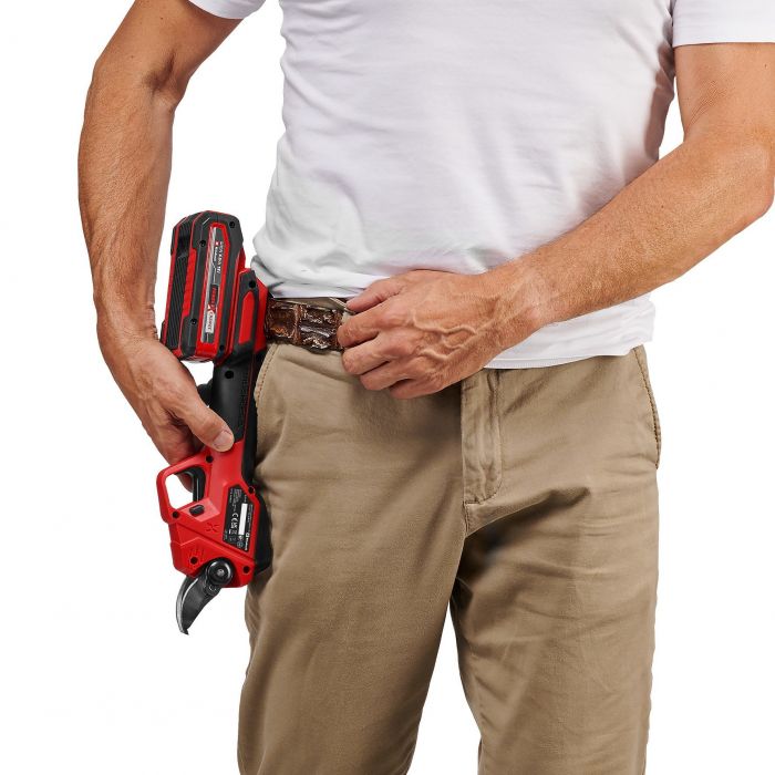 Секатор телескопічний акумуляторний Einhell GP-LS 18/28 Li T BL - Solo, PXC, 18В, безщітковий, товщ. 28/14 мм, сталь SK5, телескоп. ручка, 0.82 кг (без АКБ і ЗП)