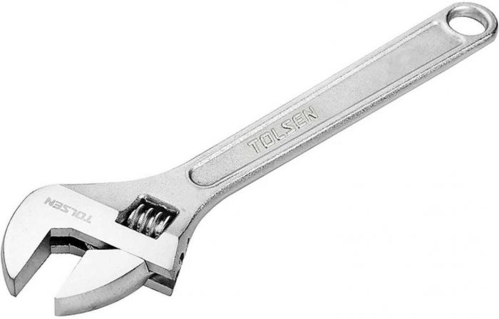 Ключ розвідний Tolsen, робочий діапазон 0-43мм, 375мм, CrV