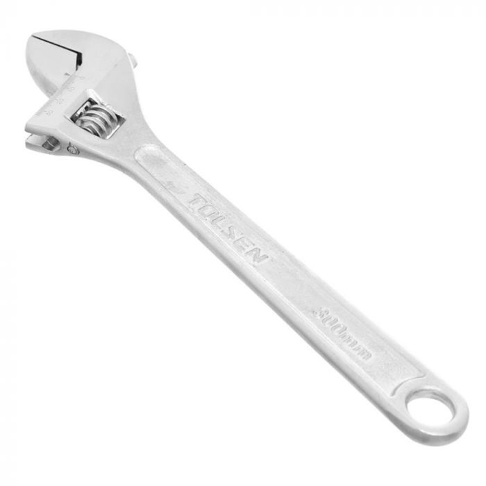 Ключ розвідний Tolsen, робочий діапазон 0-35мм, 300мм, CrV