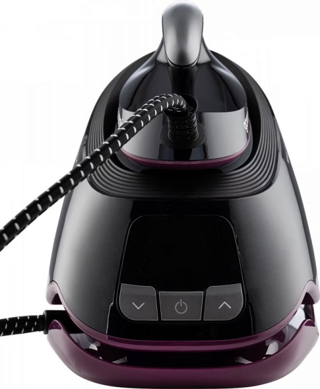 Праска-парогенератор Gorenje, 3000Вт, 1500мл, паровий удар -160гр, дисплей, керам. підошва, чорний