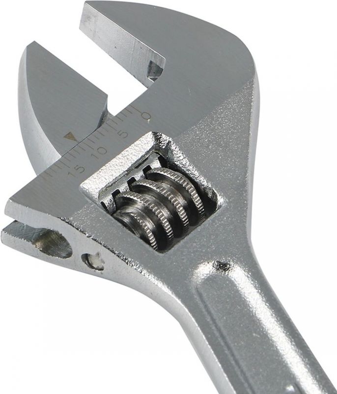 Ключ розвідний Tolsen, робочий діапазон 0-19мм, 150мм, CrV