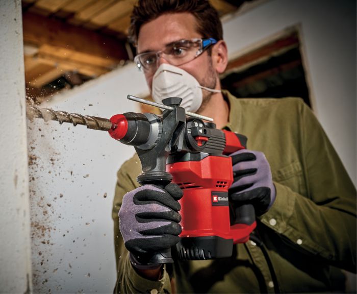 Перфоратор Einhell TC-RH 28 3F, 950 Вт, SDS+, бочковий, 3.5 Дж, 990 об/хв, кейс, 4.77 кг