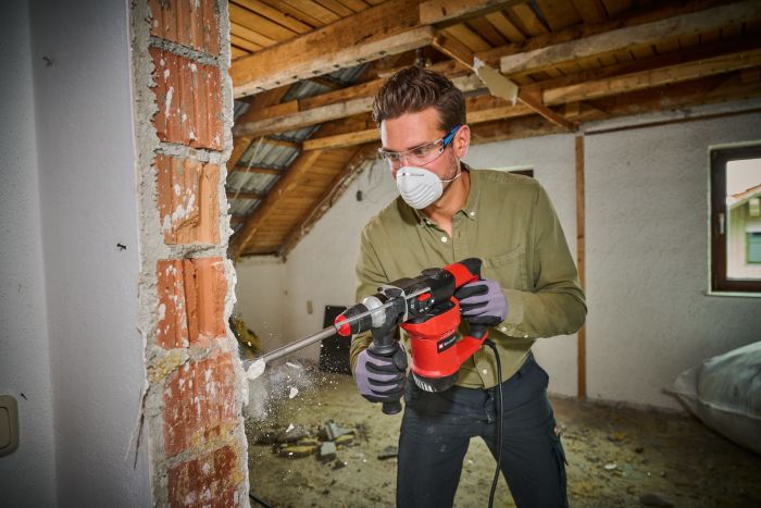 Перфоратор Einhell TC-RH 28 3F, 950 Вт, SDS+, бочковий, 3.5 Дж, 990 об/хв, кейс, 4.77 кг