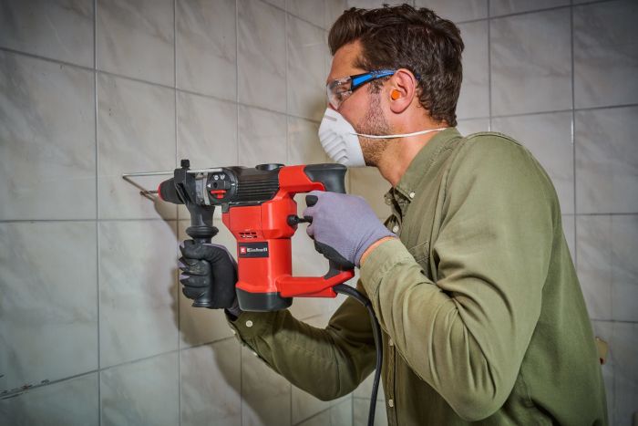 Перфоратор Einhell TC-RH 28 3F, 950 Вт, SDS+, бочковий, 3.5 Дж, 990 об/хв, кейс, 4.77 кг