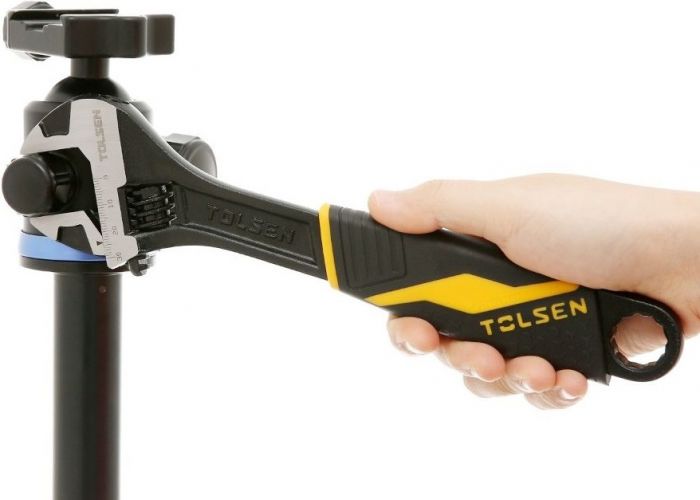 Ключ розвідний Tolsen Профі, робочий діапазон 0-30мм, 250мм, CrV