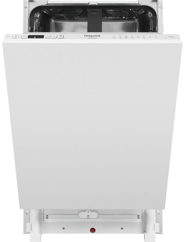 Посудомийна машина Hotpoint вбудована, 10компл., A++, 45см, дисплей, 3й кошик, білий
