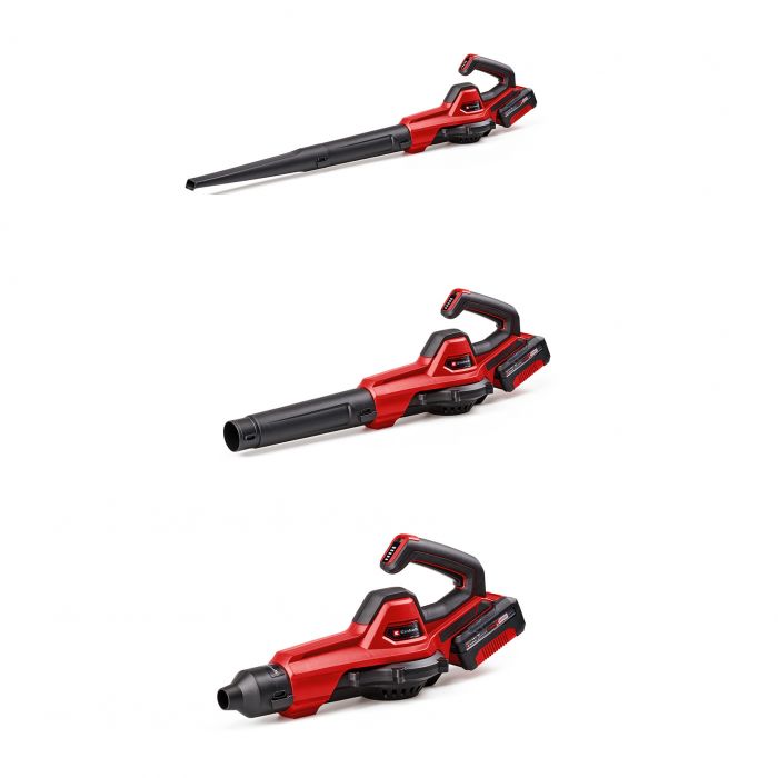 Повітродув універсальний акумуляторний Einhell GE-UB 18/250 Li E 1x4.0Ah, PXC, 18В, акумулятор 4 Аг, 15000 об/хв, 230 км/год, 120 м3/год, 1.78 кг