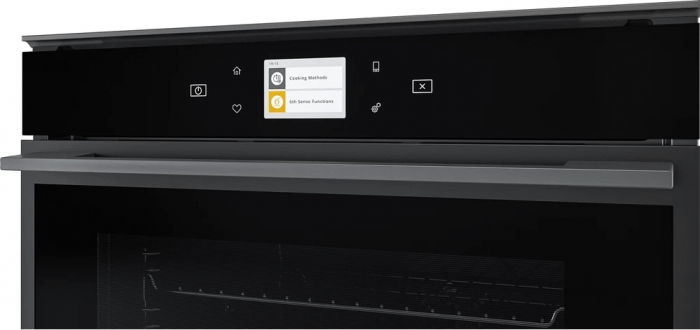 Духова шафа Whirlpool електрична, 73л, A+, дисплей, конвекція, телескопічні напрямні, чорний