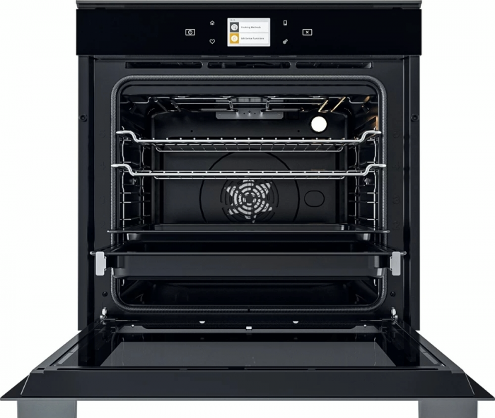Духова шафа Whirlpool електрична, 73л, A+, дисплей, конвекція, телескопічні напрямні, чорний