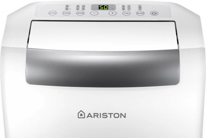 Кондиціонер мобільний Ariston Mobis Plus 10 20м2 on/off 10000BTU 3.1кВт A/- R290 білий