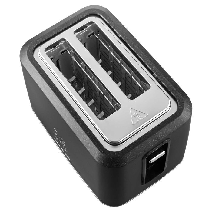 Тостер Sencor 1080Вт, підігрів, розморожування, сенс. керування, LED, пластик, чорний