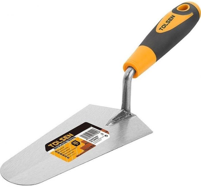 Кельма Tolsen трикутна, 1.4мм, 160мм, резинове руків'я, метал