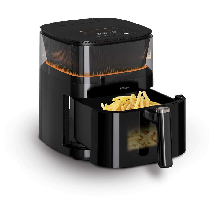 Мультипіч Sencor Vita, 1500Вт, чаша-5л, сенсорне керув., 10 програм, метал/пластик, з віконцем, чорний