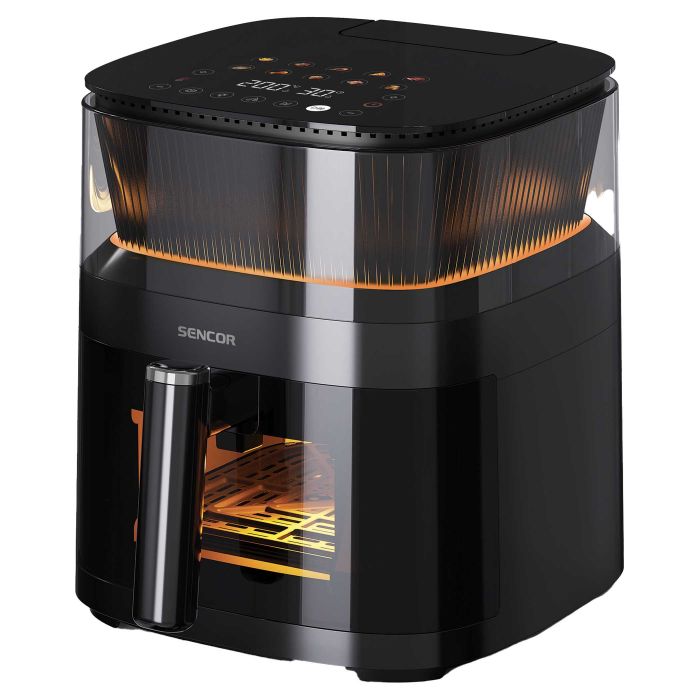 Мультипіч Sencor Vita, 1500Вт, чаша-5л, сенсорне керув., 10 програм, метал/пластик, з віконцем, чорний