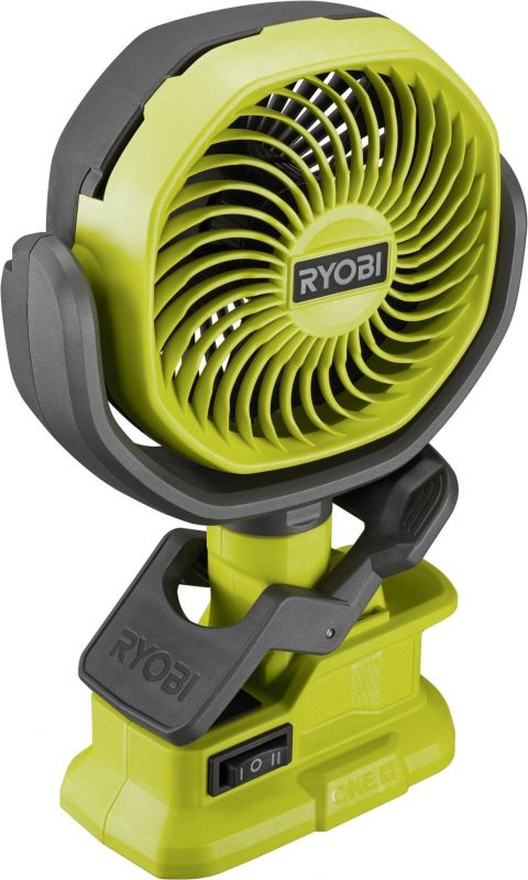 Вентилятор акумуляторний Ryobi ONE+ RCF18-0 18В 3400об·хв 2 швидкості поворотний 0.4кг без АКБ та ЗП