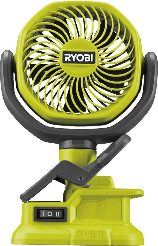 Вентилятор акумуляторний Ryobi ONE+ RCF18-0 18В 3400об·хв 2 швидкості поворотний 0.4кг без АКБ та ЗП