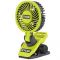 Вентилятор акумуляторний кліпса Ryobi USB Lithium RCF4-0 4В 3800об·хв обертання 325° поворот 180° 2 швидкості 0.29кг без АКБ та ЗП
