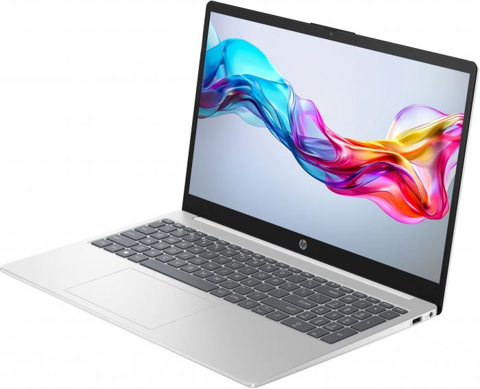 Ноутбук HP 15-fd0145ua 15.6" FHD IPS AG, Intel i3-1315U, 16GB, F1024GB, UMA, DOS, сріблястий