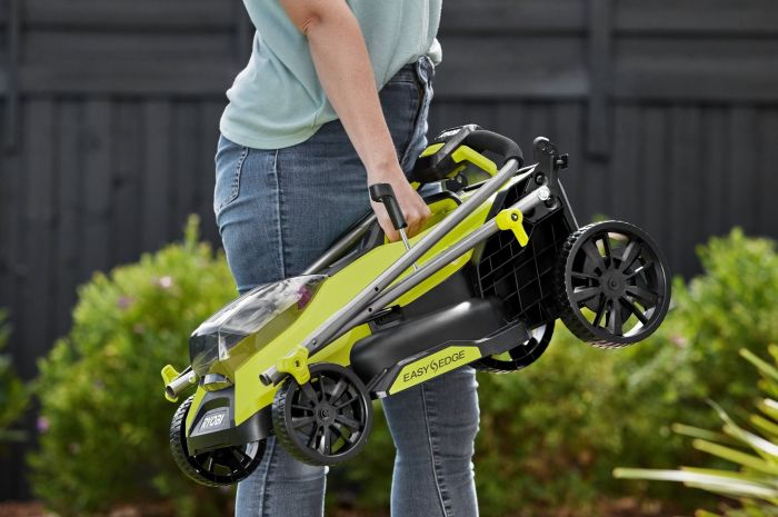 Газонокосарка акумуляторна Ryobi ONE+ HP RY18LMX33A-0 18В 33см 30л 25-90мм 9.3кг без АКБ та ЗП