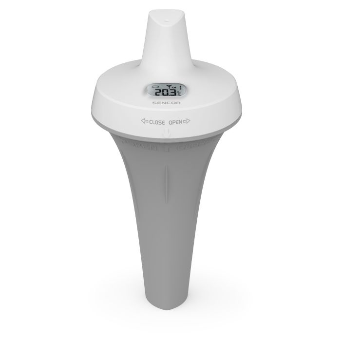 Метеостанція для басейну Sencor, внутр/зовн вимірювання, AAx2+AAx2, темп-ра, чорний