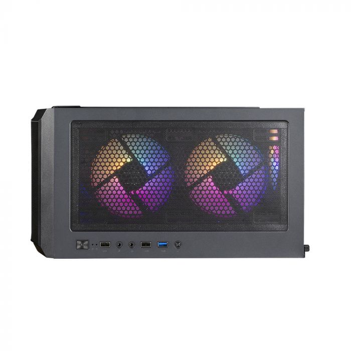Корпус Zalman N7 PLUS V2 без БЖ, 1xUSB3.0, 2xUSB2.0, 6x120мм RGB Rainbow,  1x120мм, VGA 340мм, LCS ready, TG Side Panel, ATX, чорний